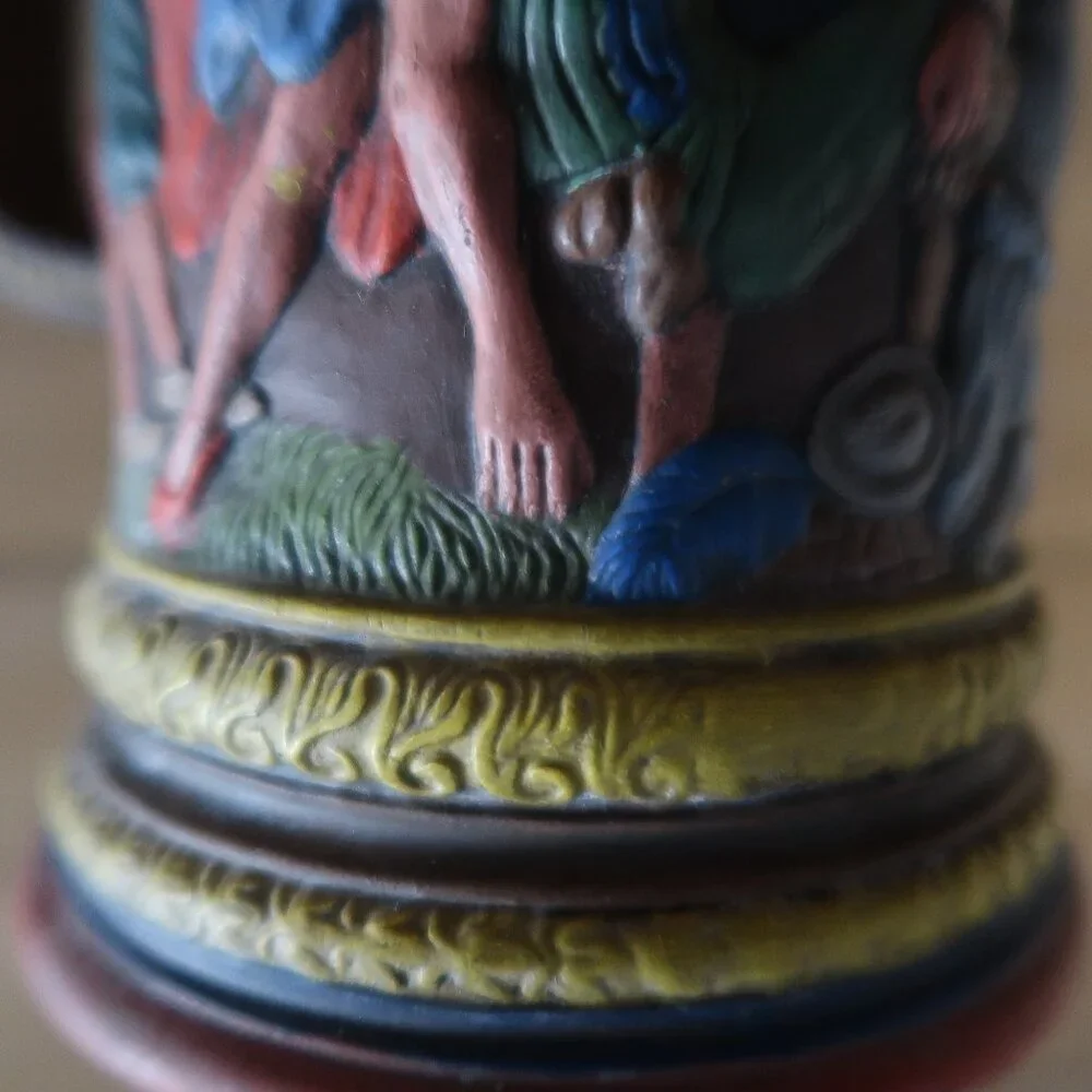 Gift a Beer Guy Today Man Cave Gear Essential Vintage 3D German Style Beer Stein